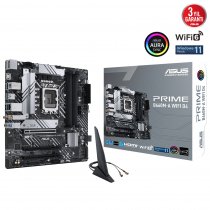 Asus Prime B660M-A WIFI D4 Intel B660 Soket 1700 DDR4 5333(OC)MHz mATX Gaming Anakart
