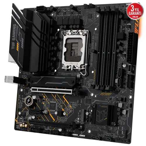 Asus TUF Gaming B660M-E D4 Intel B660 Soket 1700 DDR4 5333(OC)MHz mATX Gaming (Oyuncu) Anakart