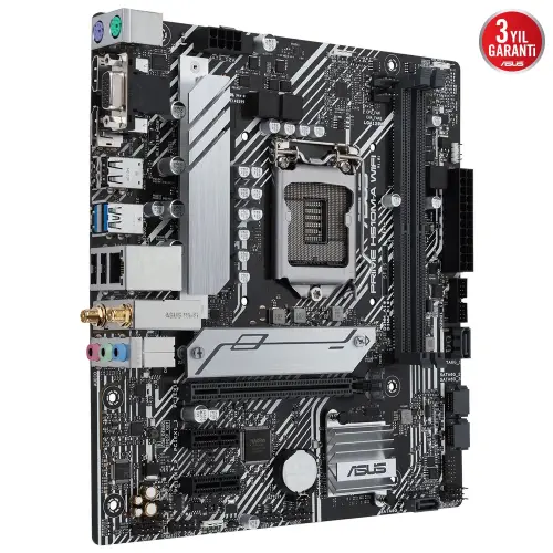 Asus Prime H510M-A WIFI Intel H510 Soket 1200 DDR4 3200(OC)MHz mATX Gaming (Oyuncu) Anakart