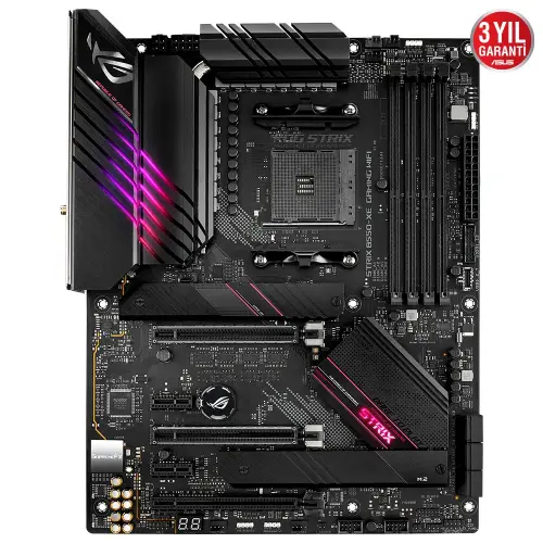 Asus ROG Strix B550-XE Gaming WIFI AMD B550 Soket AM4 DDR4 5100(OC)MHz ATX Gaming (Oyuncu) Anakart