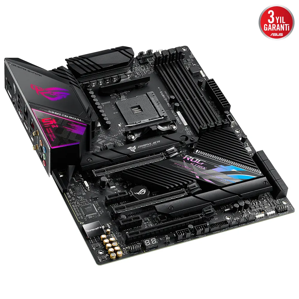 Asus ROG Strix X570-E Gaming WIFI II AMD X570 Soket AM4 DDR4 5100(OC)MHz ATX Gaming (Oyuncu) Anakart