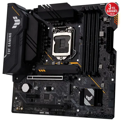 Asus TUF Gaming B560M-Plus WIFI Intel B560 Soket 1200 DDR4 5000(OC)MHz mATX Gaming (Oyuncu) Anakart