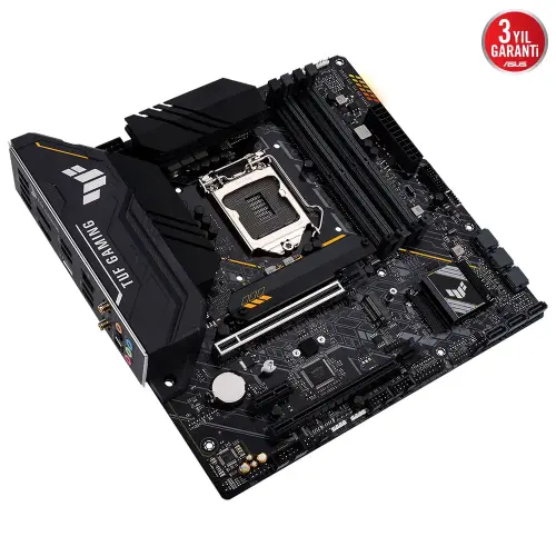 Asus TUF Gaming B560M-Plus WIFI Intel B560 Soket 1200 DDR4 5000(OC)MHz mATX Gaming (Oyuncu) Anakart