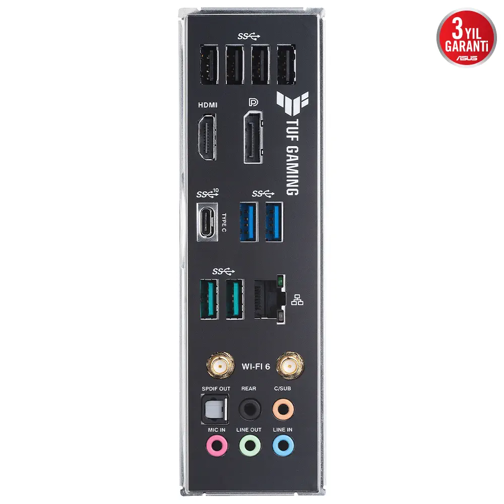 Asus TUF Gaming B560M-Plus WIFI Intel B560 Soket 1200 DDR4 5000(OC)MHz mATX Gaming (Oyuncu) Anakart