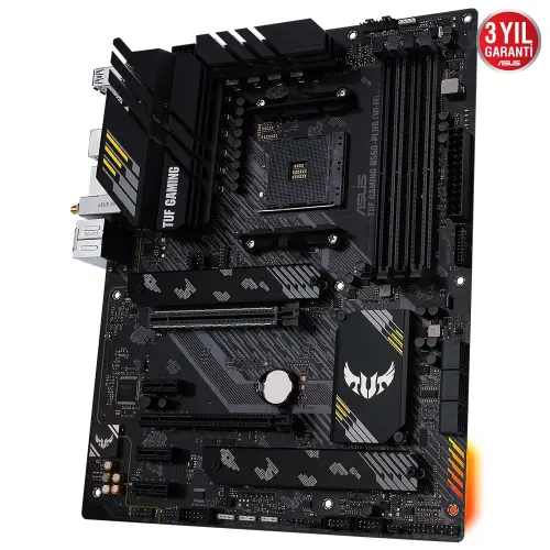 ASUS TUF Gaming B550-Plus WI-FI AMD B550 Soket AM4 DDR4 4600(OC)MHz ATX Gaming (Oyuncu) Anakart