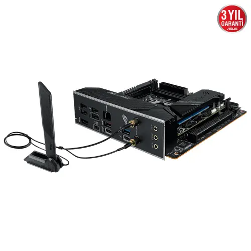 Asus ROG Strix Z590-I Gaming WIFI Intel Z590 Soket 1200 DDR4 5133(OC)MHz Mini ITX Gaming (Oyuncu) Anakart