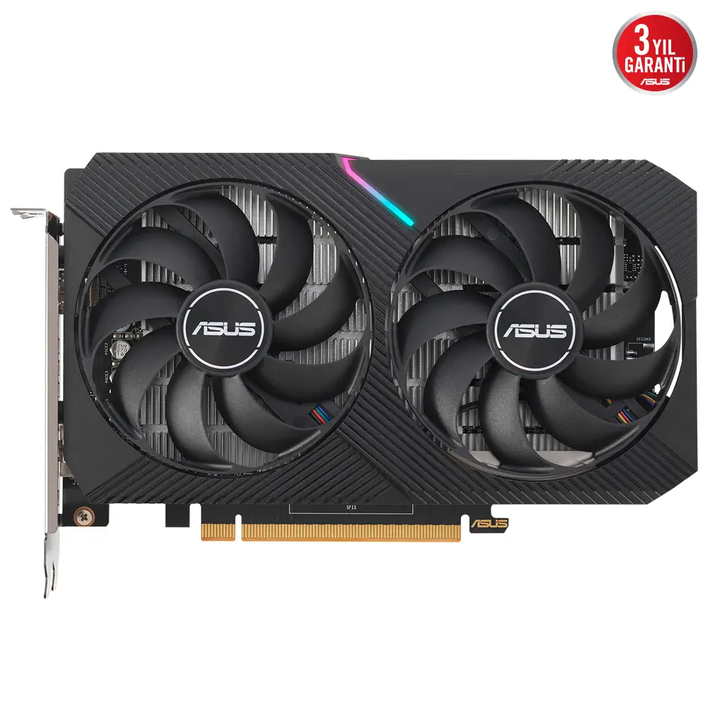 Asus Dual Radeon RX 6400 DUAL-RX6400-4G 4GB GDDR6 64Bit DX12 Gaming (Oyuncu) Ekran Kartı 