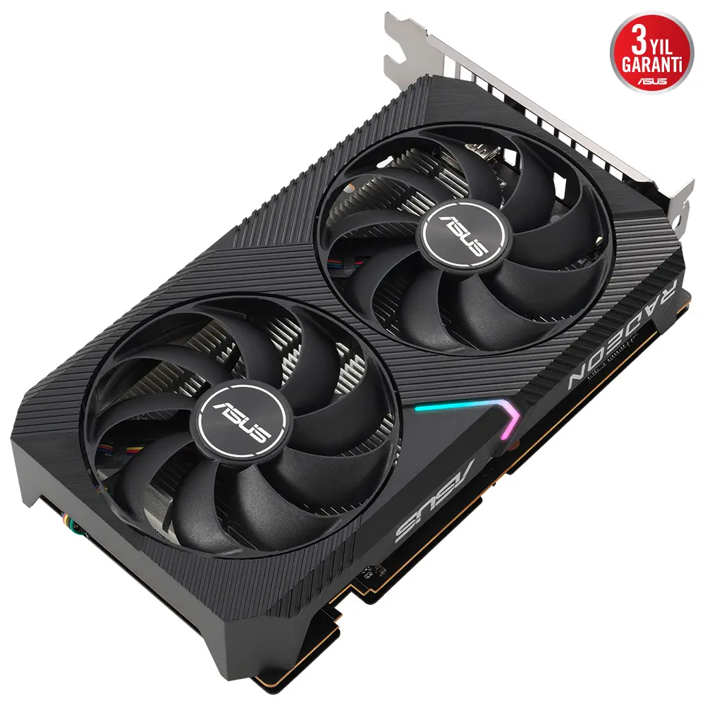 Asus Dual Radeon RX 6400 DUAL-RX6400-4G 4GB GDDR6 64Bit DX12 Gaming (Oyuncu) Ekran Kartı 