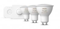 Philips HueWCA 4.3W Renkli Akıllı Başlangıç Seti 3`lü Akıllı Butonlu GU10 Spot Bluetooth Özellikli - 929001953116