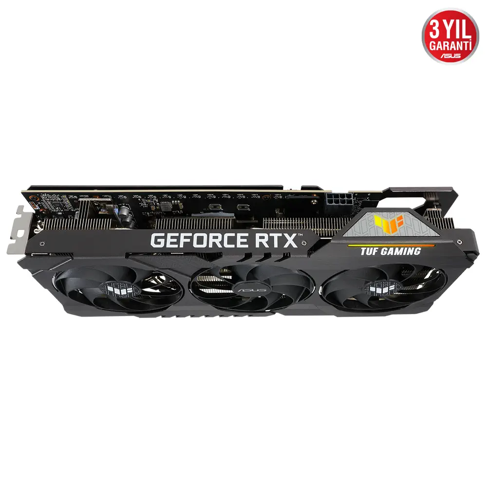 ASUS TUF Gaming GeForce RTX 3060 V2 OC TUF-RTX3060-O12G-V2-GAMING 12GB GDDR6 192Bit DX12 Gaming (Oyuncu) Ekran Kartı