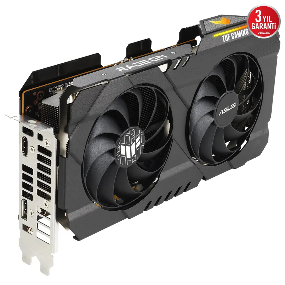 ASUS TUF Gaming Radeon RX 6500 XT OC TUF-RX6500XT-O4G-GAMING 4GB GDDR6 64Bit DX12 Gaming (Oyuncu) Ekran Kartı