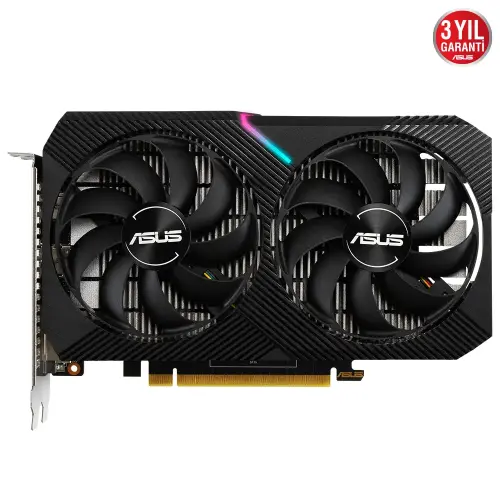 ASUS Dual GeForce GTX 1650 Mini OC DUAL-GTX1650-O4GD6-MINI 4GB GDDR6 128Bit DX12 Gaming (Oyuncu) Ekran Kartı