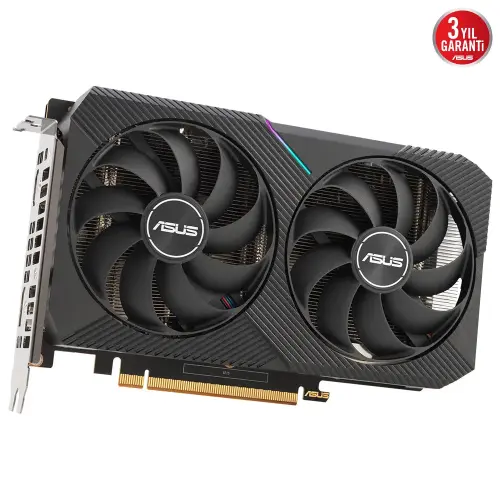 Asus Dual Radeon RX 6500 XT OC DUAL-RX6500XT-O4G 4GB GDDR6 64Bit DX12 Gaming (Oyuncu) Ekran Kartı