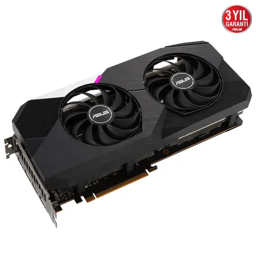 Asus Dual Radeon RX 6700 XT OC DUAL-RX6700XT-O12G 12GB GDDR6 192Bit DX12 Gaming (Oyuncu) Ekran Kartı