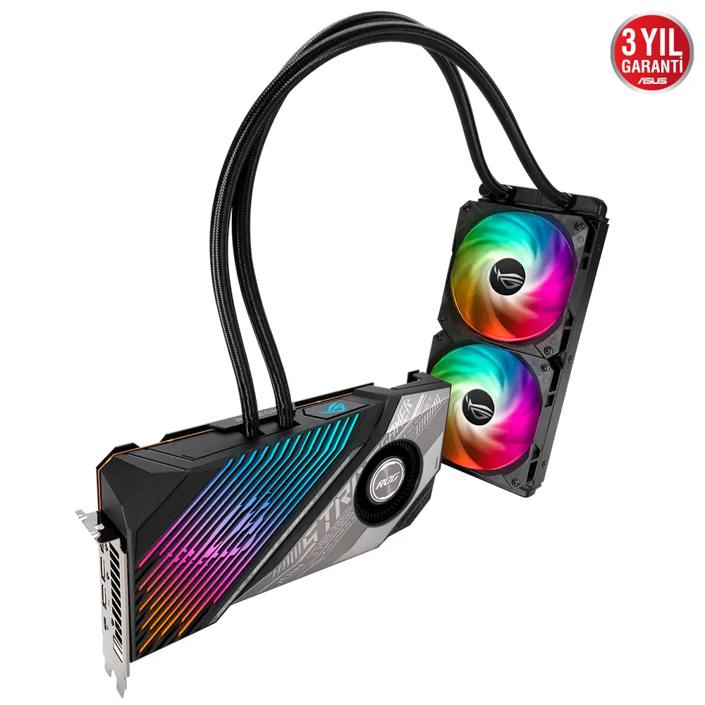 Asus ROG Strix LC Radeon RX 6900 XT ROG-STRIX-LC-RX6900XT-T16G-GAMING 16GB GDDR6 256Bit DX12 Gaming (Oyuncu) Ekran Kartı