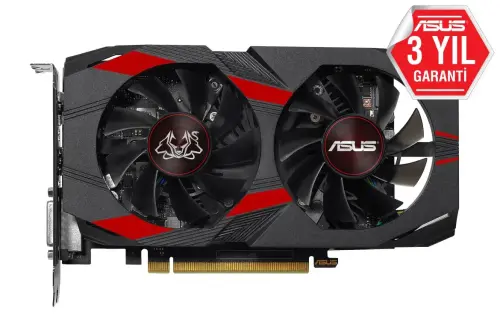 Asus Cerberus GeForce GTX 1050 Ti CERBERUS-GTX1050TI-A4G 4GB GDDR5 128Bit DX12 Gaming (Oyuncu) Ekran Kartı