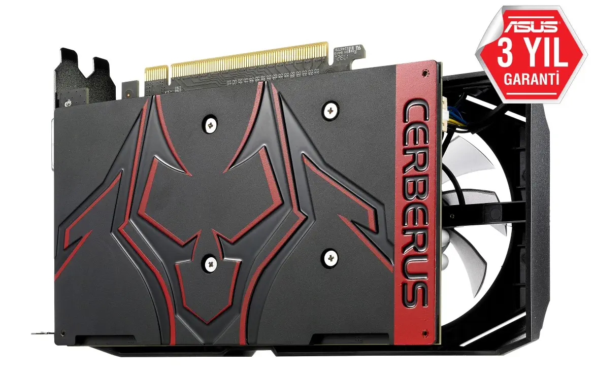 ASUS Cerberus GeForce GTX 1050 Ti CERBERUS-GTX1050TI-A4G 4GB GDDR5 128Bit DX12 Gaming (Oyuncu) Ekran Kartı