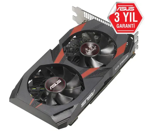 ASUS Cerberus GeForce GTX 1050 Ti OC CERBERUS-GTX1050TI-O4G 4GB GDDR5 128Bit DX12 Gaming (Oyuncu) Ekran Kartı