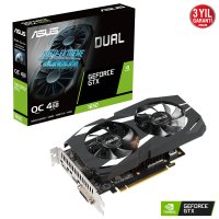 Asus Dual GeForce GTX 1650 OC DUAL-GTX1650-O4GD6-P 4GB GDDR6 128Bit DX12 Gaming (Oyuncu) Ekran Kartı
