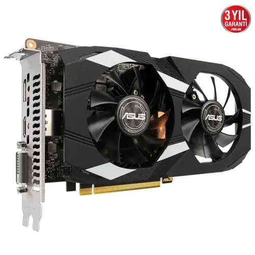 Asus Dual GeForce GTX 1650 OC DUAL-GTX1650-O4GD6-P 4GB GDDR6 128Bit DX12 Gaming (Oyuncu) Ekran Kartı