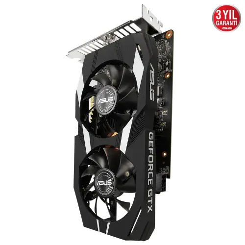 Asus Dual GeForce GTX 1650 OC DUAL-GTX1650-O4GD6-P 4GB GDDR6 128Bit DX12 Gaming (Oyuncu) Ekran Kartı