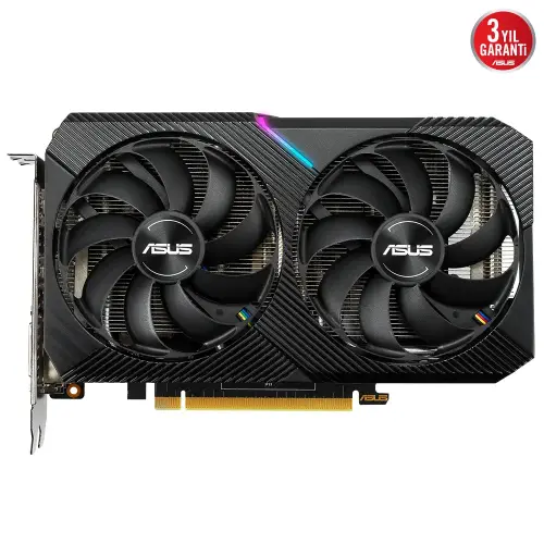 Asus Dual GeForce GTX 1660 Super Mini OC DUAL-GTX1660S-O6G-MINI 6GB GDDR6 192Bit DX12 Gaming (Oyuıncu) Ekran Kartı