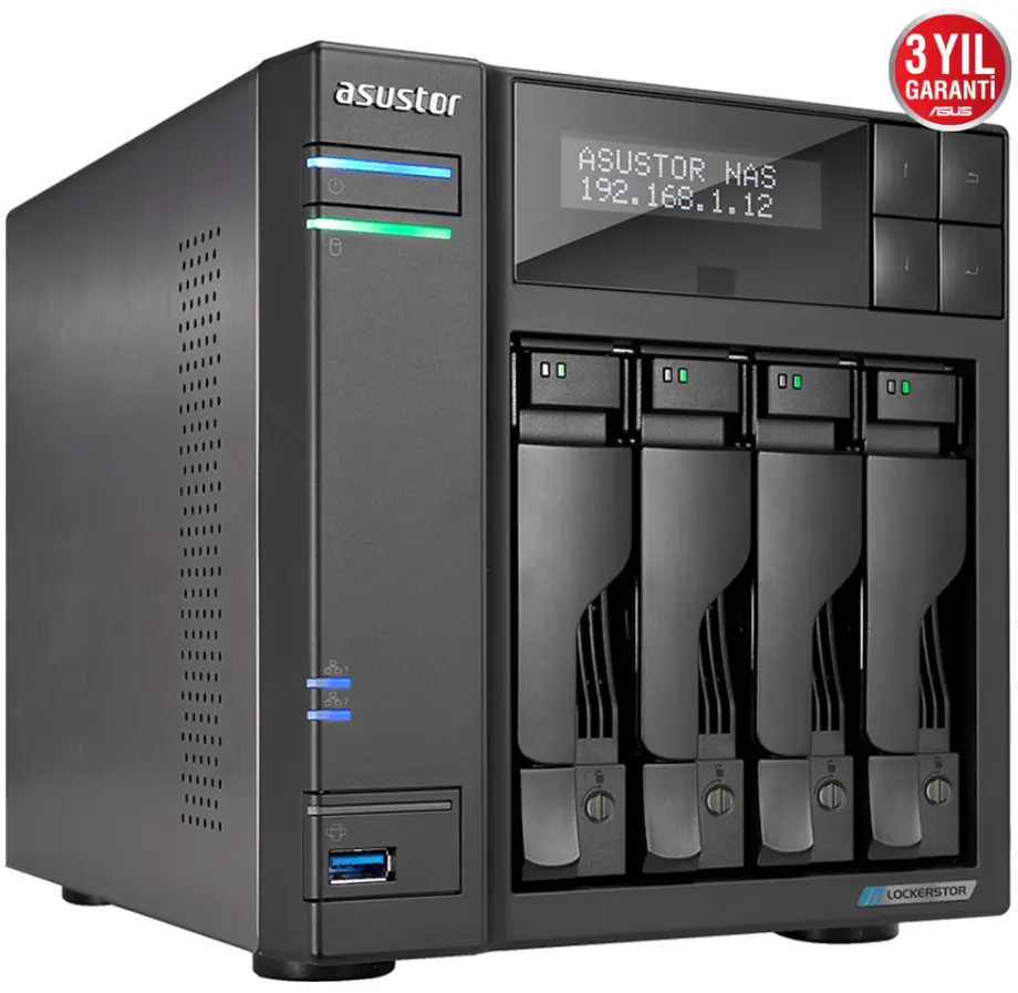 Asustor AS6604T 4 Yuvalı Nas Depolama Ünitesi