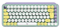 Logitech POP Keys Daydream Özelleştirilebilir Emoji Tuşlu Mekanik Kablosuz Mint&Lila Klavye - 920-010819