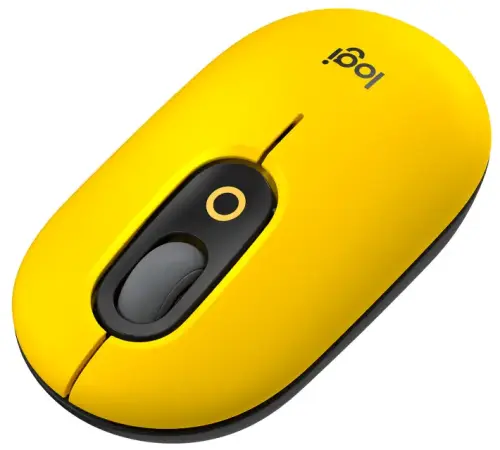 Logitech POP Mouse Blast Emoji Tuşlu Sessiz Kablosuz Sarı&Siyah Mouse - 910-006546