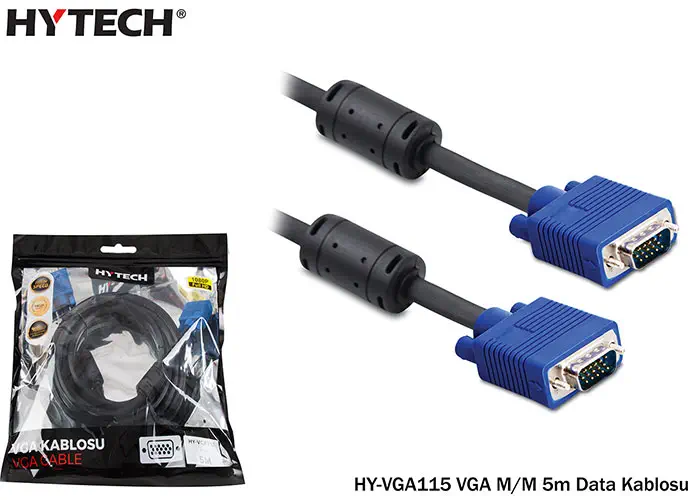 Hytech HY-VGA115 5m Data VGA Kablo
