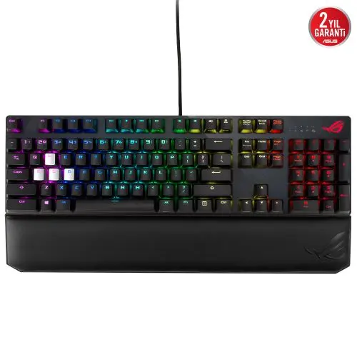 Asus ROG Strix Scope NX Deluxe ROG NX Red Switch RGB Mekanik Kablolu Gaming (Oyuncu) Klavye