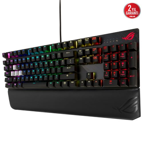 Asus ROG Strix Scope NX Deluxe ROG NX Red Switch RGB Mekanik Kablolu Gaming (Oyuncu) Klavye