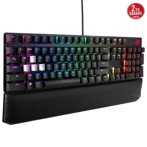 Asus ROG Strix Scope NX Deluxe ROG NX Red Switch RGB Mekanik Kablolu Gaming (Oyuncu) Klavye