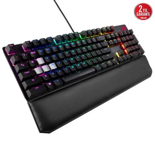 Asus ROG Strix Scope NX Deluxe ROG NX Red Switch RGB Mekanik Kablolu Gaming (Oyuncu) Klavye