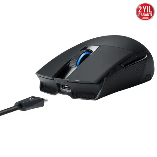 Asus ROG Strix Impact II Wireless 16000 DPI 6 Tuş Optik RGB Kablosuz Gaming (Oyuncu) Mouse
