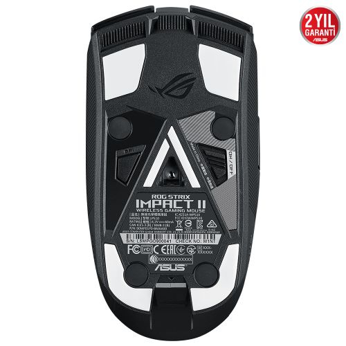 Asus ROG Strix Impact II Wireless 16000 DPI 6 Tuş Optik RGB Kablosuz Gaming (Oyuncu) Mouse