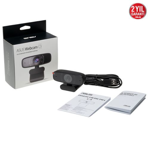 Asus C3 USB 1080p 30 FPS Full HD Yayıncı Webcam