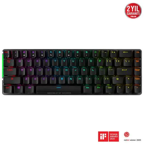 Asus ROG Falchion Cherry MX Red Switch RGB Mekanik Kablosuz Gaming (Oyuncu) Klavye