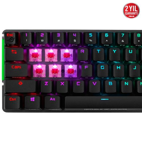 Asus ROG Falchion Cherry MX Red Switch RGB Mekanik Kablosuz Gaming (Oyuncu) Klavye