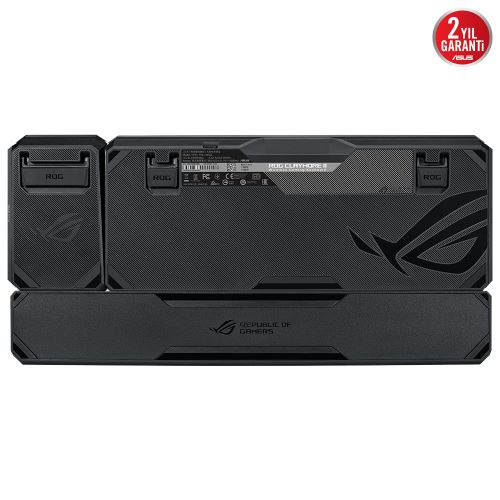 ASUS ROG Claymore II ROG RX Red Optik Mekanik Switch Modüler TKL RGB Mekanik Kablosuz Gaming (Oyuncu) Klavye