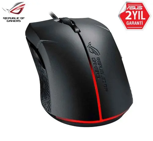 Asus ROG Strix Evolve 7200 DPI 8 Tuş Optik RGB Kablolu Gaming (Oyuncu) Mouse 