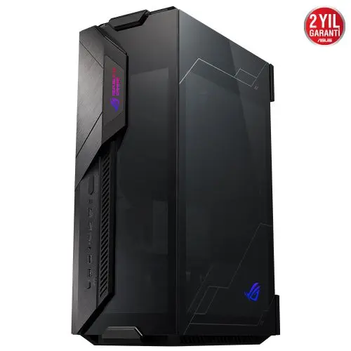 Asus ROG Z11 GR101 3x140mm Fan Temperli Cam USB 3.2 Type-C ARGB Siyah Mini-ITX Mini Tower Gaming (Oyuncu) Kasa