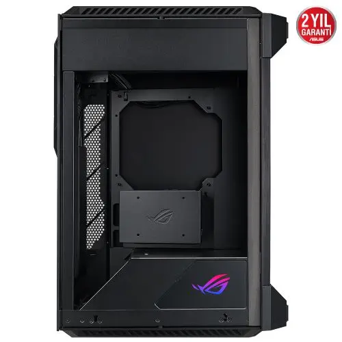 Asus ROG Z11 GR101 3x140mm Fan Temperli Cam USB 3.2 Type-C ARGB Siyah Mini-ITX Mini Tower Gaming (Oyuncu) Kasa