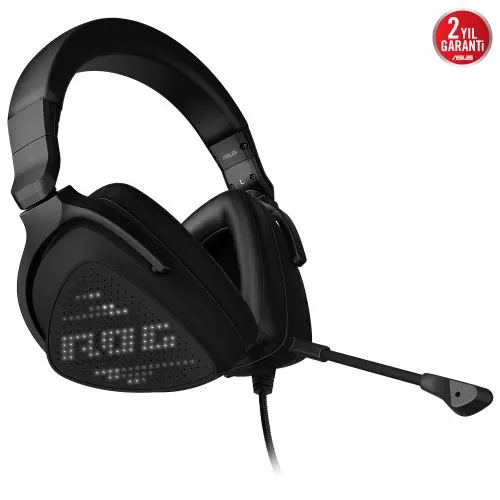ASUS ROG Delta S Animate 7.1 Surround AniMe Matrix Ekran Mikrofonlu Kablolu Gaming (Oyuncu) Kulaklık