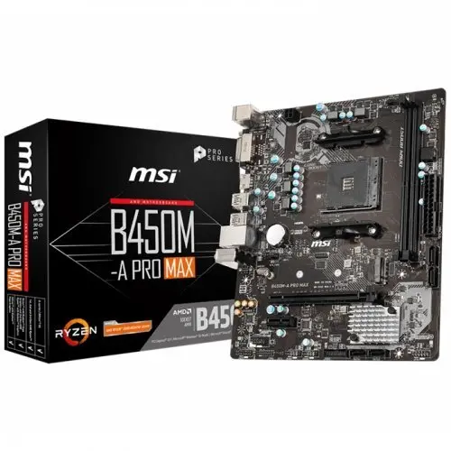 MSI GeForce RTX 3080 Ti VENTUS 3X 12G OC 12GB GDDR6X 384Bit DX12 Ekran Kartı + MSI B450M-A PRO MAX AMD B450 Soket AM4 DDR4 4133(OC)MHz mATX Anakart Bundle