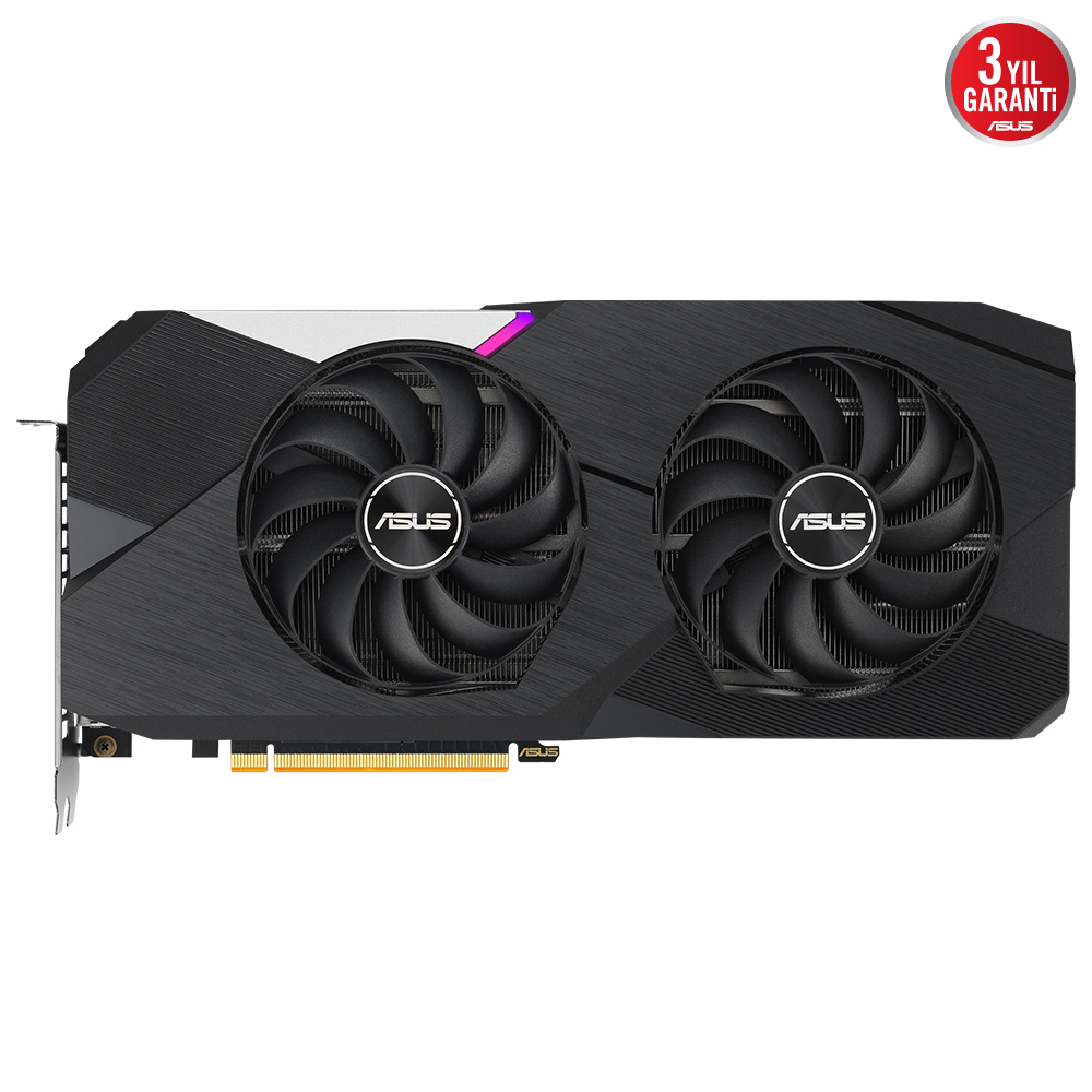 ASUS Dual Radeon RX 6750 XT OC DUAL-RX6750XT-O12G 12GB GDDR6 192Bit DX12 Gaming (Oyuncu) Ekran Kartı