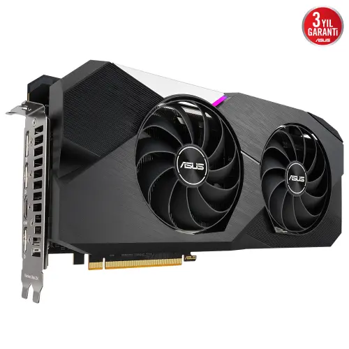 ASUS Dual Radeon RX 6750 XT OC DUAL-RX6750XT-O12G 12GB GDDR6 192Bit DX12 Gaming (Oyuncu) Ekran Kartı