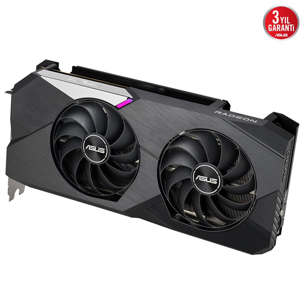 ASUS Dual Radeon RX 6750 XT OC DUAL-RX6750XT-O12G 12GB GDDR6 192Bit DX12 Gaming (Oyuncu) Ekran Kartı