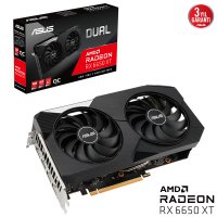 Asus Dual Radeon RX 6650 XT OC DUAL-RX6650XT-O8G 8GB GDDR6 128Bit DX12 Gaming (Oyuncu) Ekran Kartı