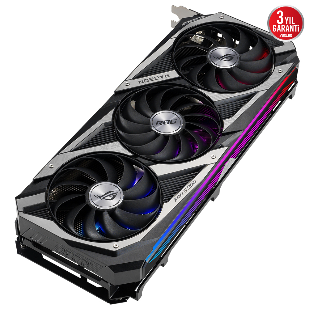 Asus ROG Strix Radeon RX 6750 XT OC ROG-STRIX-RX6750XT-O12G-GAMING 12GB GDDR6 192Bit DX12 Gaming (Oyuncu) Ekran Kartı